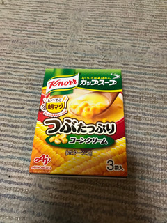 「クノール カップスープ つぶたっぷりコーンクリーム 箱16.5g×3」のクチコミ画像 by もぐもぐもぐ太郎さん