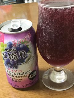 「KIRIN 本搾り 赤ぶどう＆白ぶどう 缶350ml」のクチコミ画像 by ビールが一番さん