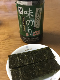 「ニコニコのり 有明海産 青のり入味のり ボトル50枚」のクチコミ画像 by ビールが一番さん