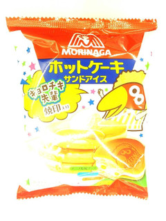 「森永製菓 キョロチキ先輩のホットケーキサンドアイス」のクチコミ画像 by いちごみるうさん