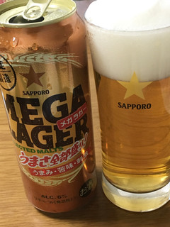 「サッポロ MEGA LAGER 缶500ml」のクチコミ画像 by ビールが一番さん