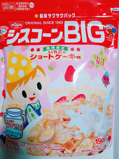 「日清シスコ シスコーンBIG いちごのショートケーキ味 袋190g」のクチコミ画像 by nag～ただいま留守にしております～さん