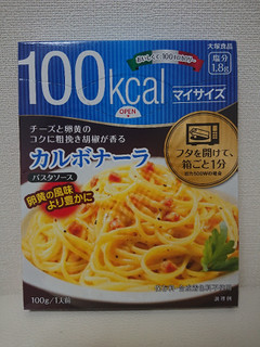 「大塚食品 100kcal マイサイズ カルボナーラ 箱100g」のクチコミ画像 by レビュアーさん