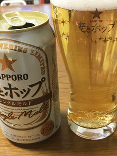 「サッポロ 麦とホップ シングルモルト 缶350ml」のクチコミ画像 by ビールが一番さん