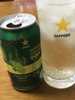 「サッポロ チューハイ 99.99 クリアスパークリング シャルドネ 缶350ml」のクチコミ画像 by ビールが一番さん