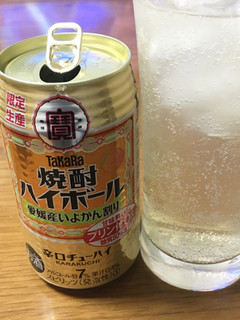 「タカラ 焼酎ハイボール 愛媛産いよかん割り 缶350ml」のクチコミ画像 by ビールが一番さん