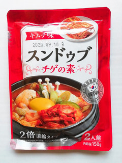 「神戸物産 スンドゥブ チゲの素 キムチ味 袋150g」のクチコミ画像 by ミヌゥさん