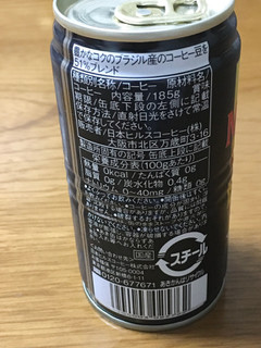 「日本ヒルスコーヒー MAJOR ブラック無糖 缶185g」のクチコミ画像 by ビールが一番さん