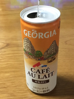 「ジョージア カフェ・オ・レ 缶250g」のクチコミ画像 by ビールが一番さん