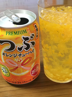 「サンガリア つぶオレンジチューハイ 缶265ml」のクチコミ画像 by ビールが一番さん