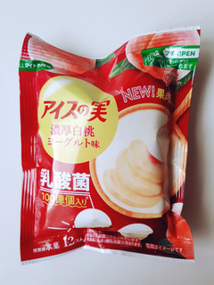「江崎グリコ アイスの実 濃厚白桃ヨーグルト味」のクチコミ画像 by MAA しばらく不在さん