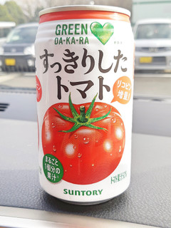 「サントリー GREEN DA・KA・RA すっきりしたトマト 缶350g」のクチコミ画像 by MAA しばらく不在さん