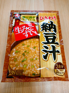 「旭松 生みそずい ひきわり納豆汁 袋15.5g×3」のクチコミ画像 by ぺりちゃんさん
