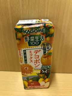 「カゴメ 野菜生活100 デコポンミックス パック195ml」のクチコミ画像 by もぐもぐもぐ太郎さん