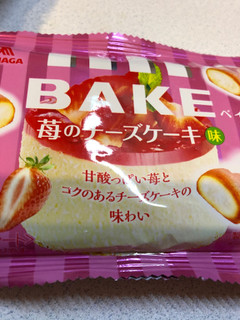 「森永製菓 ベイク 苺のチーズケーキ味 袋10粒」のクチコミ画像 by みかづきさん