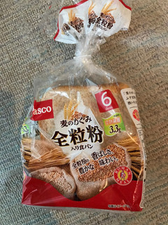 「Pasco 麦のめぐみ 全粒粉入り食パン 袋6枚」のクチコミ画像 by もぐもぐもぐ太郎さん