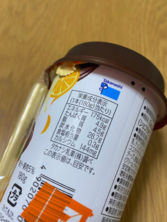 「タカナシ ショコラオランジュフロマージュラテ カップ180g」のクチコミ画像 by ちいぼうさん