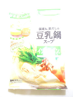 「キッコーマン Plus鍋 国産野菜だしの豆乳鍋スープ 袋38g×4」のクチコミ画像 by いちごみるうさん