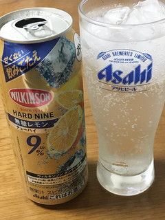 「アサヒ ウィルキンソン・ハードナイン 無糖レモン 缶500ml」のクチコミ画像 by ビールが一番さん