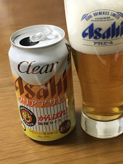 「アサヒ クリアアサヒ がんばれ！阪神タイガース缶 缶350ml」のクチコミ画像 by ビールが一番さん