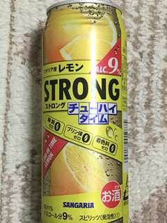 「サンガリア ストロングチューハイタイムゼロ レモン 缶490ml」のクチコミ画像 by ビールが一番さん