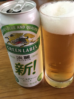 「KIRIN 淡麗 グリーンラベル 缶500ml」のクチコミ画像 by ビールが一番さん