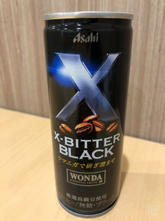 「アサヒ ワンダ X‐BITTER ブラック 缶245g」のクチコミ画像 by なしなしなしなしさん