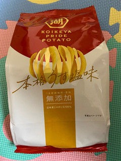 「湖池屋 KOIKEYA PRIDE POTATO 本格うす塩味 袋60g」のクチコミ画像 by gologoloさん