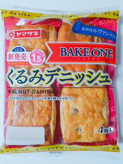 「ヤマザキ BAKE ONE くるみデニッシュ 袋4個」のクチコミ画像 by nag～ただいま留守にしております～さん