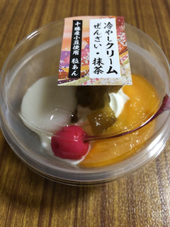 「阪神製菓 冷やしクリームぜんざい、抹茶 カップ1個」のクチコミ画像 by なしなしなしなしさん
