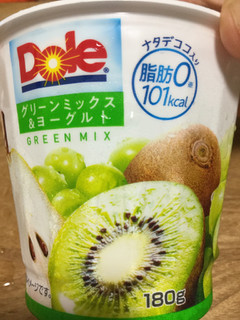 「Dole グリーンミックス＆ヨーグルト カップ180g」のクチコミ画像 by こまつなさん