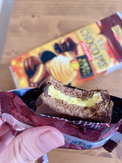 「ロッテ プチチョコパイ 安納芋のモンブラン 袋8個」のクチコミ画像 by IKT0123さん