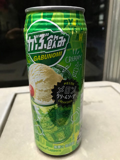 「ポッカサッポロ がぶ飲み メロンクリームソーダ 缶500ml」のクチコミ画像 by もぐもぐもぐ太郎さん