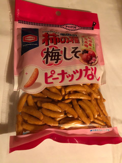 「亀田製菓 亀田の柿の種 梅しそ100％ ピーナッツなし 袋105g」のクチコミ画像 by まりこさん