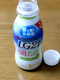 「明治 プロビオ LG21 ドリンクタイプ 朝のすっきりCool ペット112ml」のクチコミ画像 by ビールが一番さん