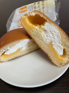 「Pasco おいしさあふれる カスタード＆ホイップクリームパン 袋1個」のクチコミ画像 by chan-manaさん