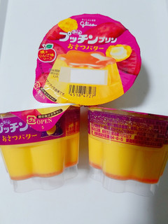 「江崎グリコ Bigプッチンプリンおさつバター 焼きりんご味ソース カップ155g」のクチコミ画像 by nag～ただいま留守にしております～さん