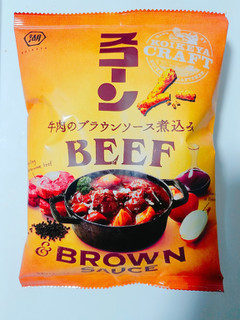 「湖池屋 KOIKEYA CRAFT スコーン 牛肉のブラウンソース煮込み 袋70g」のクチコミ画像 by nag～ただいま留守にしております～さん