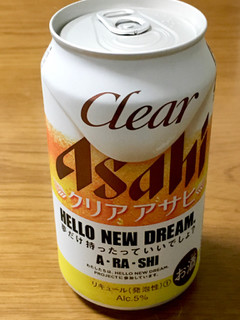 「アサヒ クリアアサヒ HELLO NEW DREAM A・RA・SHIデザイン 缶350ml」のクチコミ画像 by ビールが一番さん