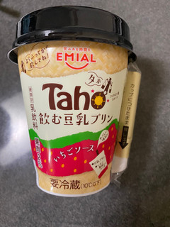 「EMIAL Taho 飲む豆乳プリン いちごソース カップ255g」のクチコミ画像 by あいあんさん