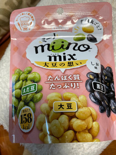 「カルビー miino mix 大豆の想い しお味 袋30g」のクチコミ画像 by gologoloさん