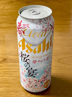 「アサヒ クリアアサヒ 桜の宴 缶500ml」のクチコミ画像 by ビールが一番さん