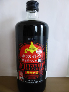 「合同酒精 ホッカイドウハイボールの素 ガラナ風味 瓶710ml」のクチコミ画像 by こむコさん