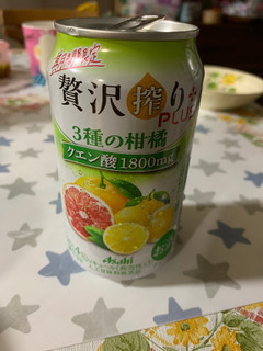「アサヒ 贅沢搾りプラス 3種の柑橘クエン酸 缶350ml」のクチコミ画像 by ジャミ719さん