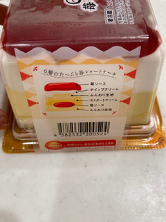 「オランジェ 6層のたっぷり苺ショートケーキ 袋1個」のクチコミ画像 by chan-manaさん