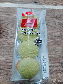 「フジパン ちっちゃい静岡クラウンメロンパン 袋4個」のクチコミ画像 by レビュアーさん