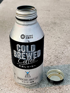 「みなさまのお墨付き COLD BREWED Coffee 水出しコーヒー ブラック無糖 缶400g」のクチコミ画像 by ビールが一番さん