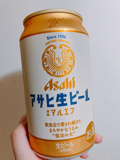 「アサヒ アサヒ生ビール 通称マルエフ 缶350ml」のクチコミ画像 by おずちさん
