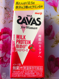 「ザバス for Woman MILK PROTEIN 脂肪0 ストロベリー風味 パック200ml」のクチコミ画像 by なしなしなしなしさん