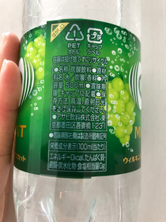 「アサヒ ウィルキンソン タンサン マスカット ペット500ml」のクチコミ画像 by こつめかわうそさん